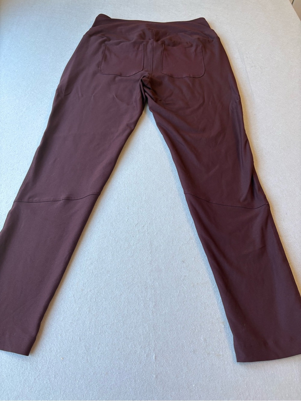Avalanche Slim Fit Hybrid Stretch Woven Knit Pant Maroon Sz M Active Athleisure - Picture 3 of 8
